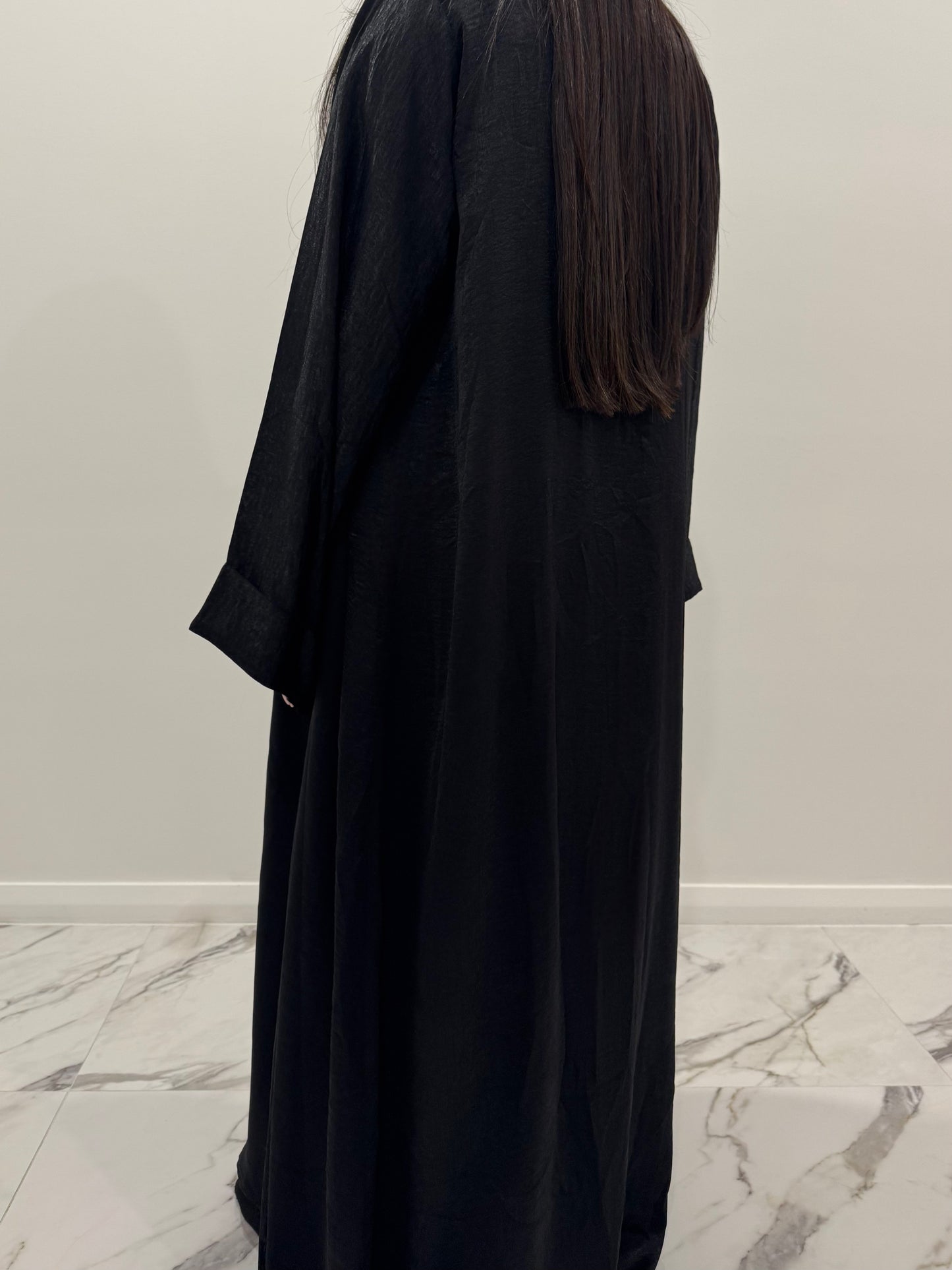 Black Velvet Abaya