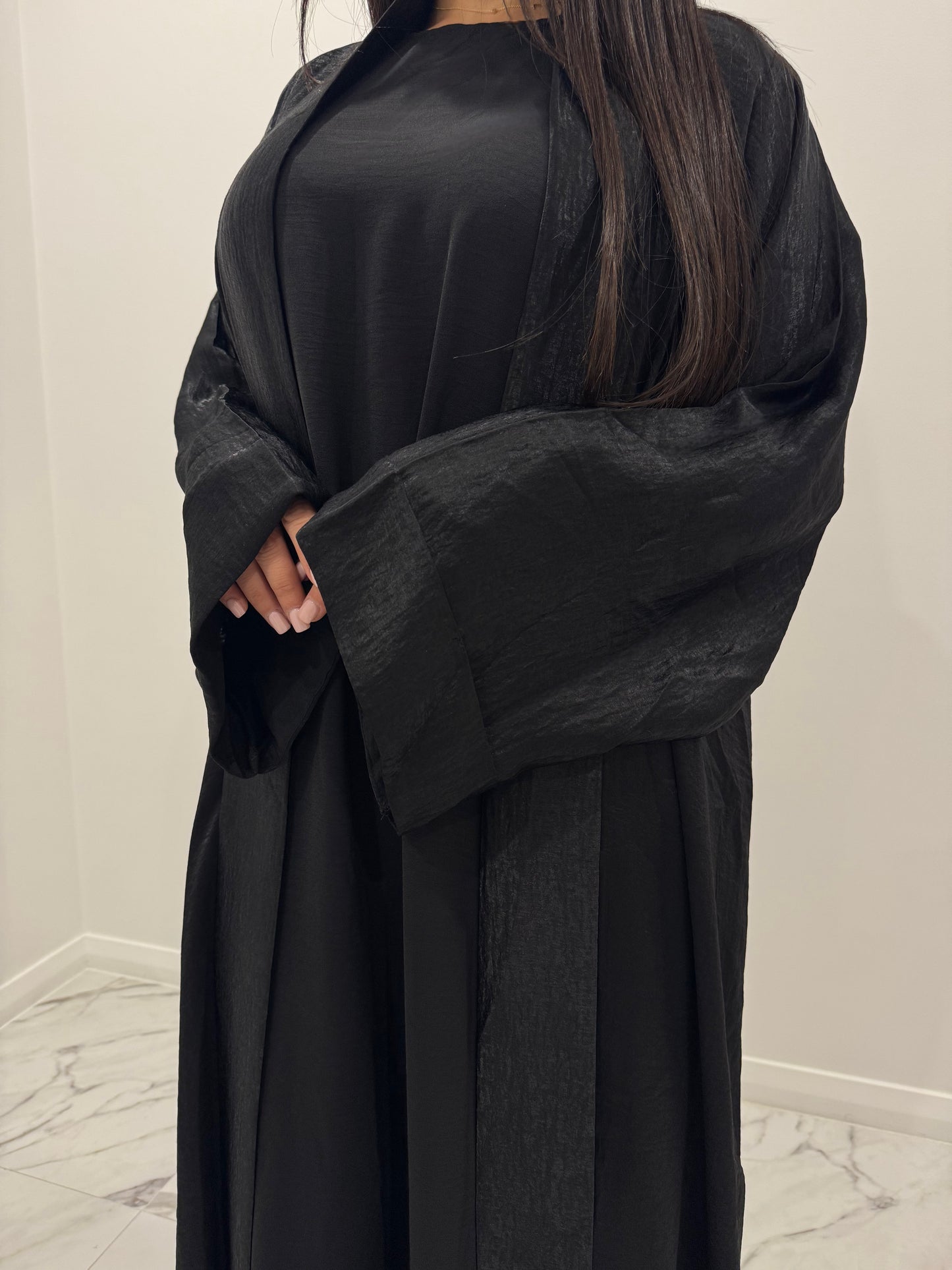 Black Velvet Abaya