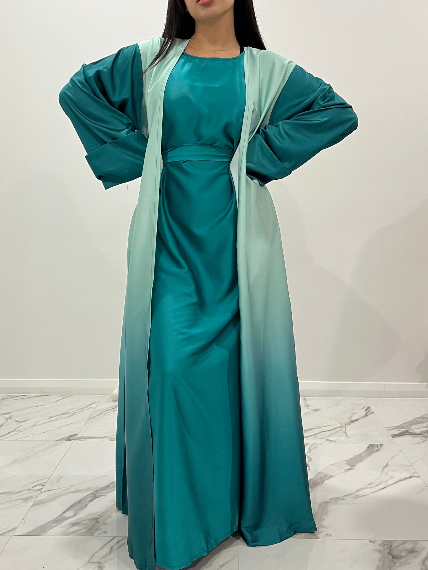 Ocean Ombré Abaya