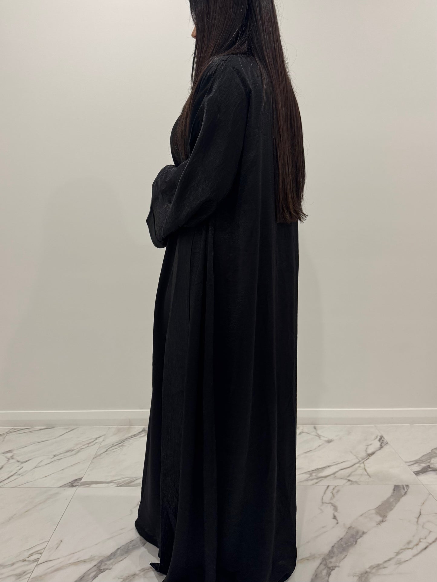 Black Velvet Abaya