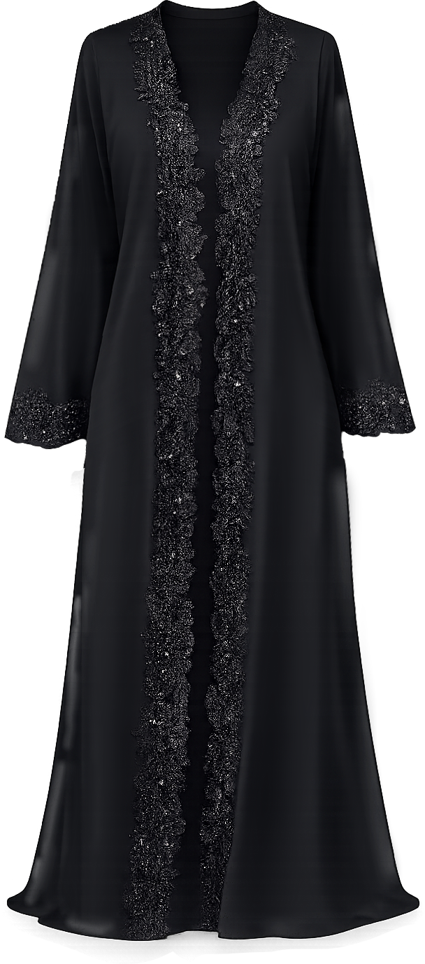 Noir Noůr Abaya - RN26 - March Pre-Order