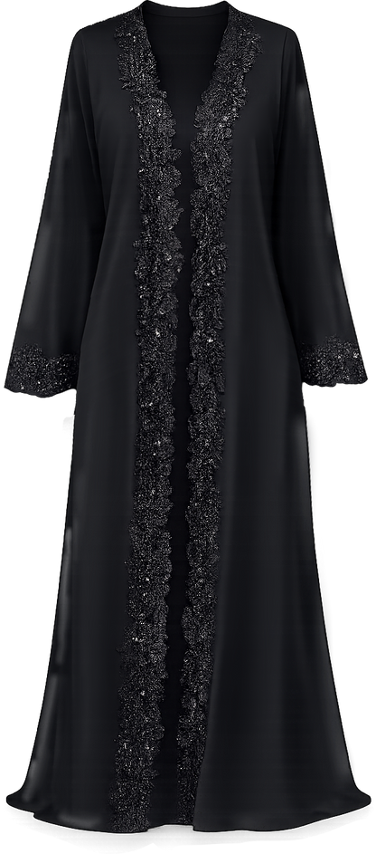 Noir Noůr Abaya - RN26 - March Pre-Order