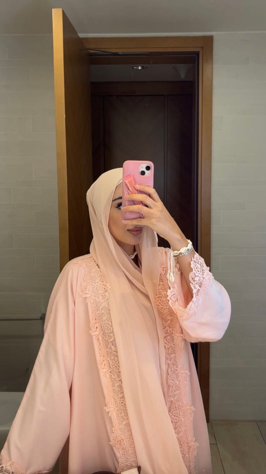 Pink Noůr Abaya Set - March Pre-Order - RN26