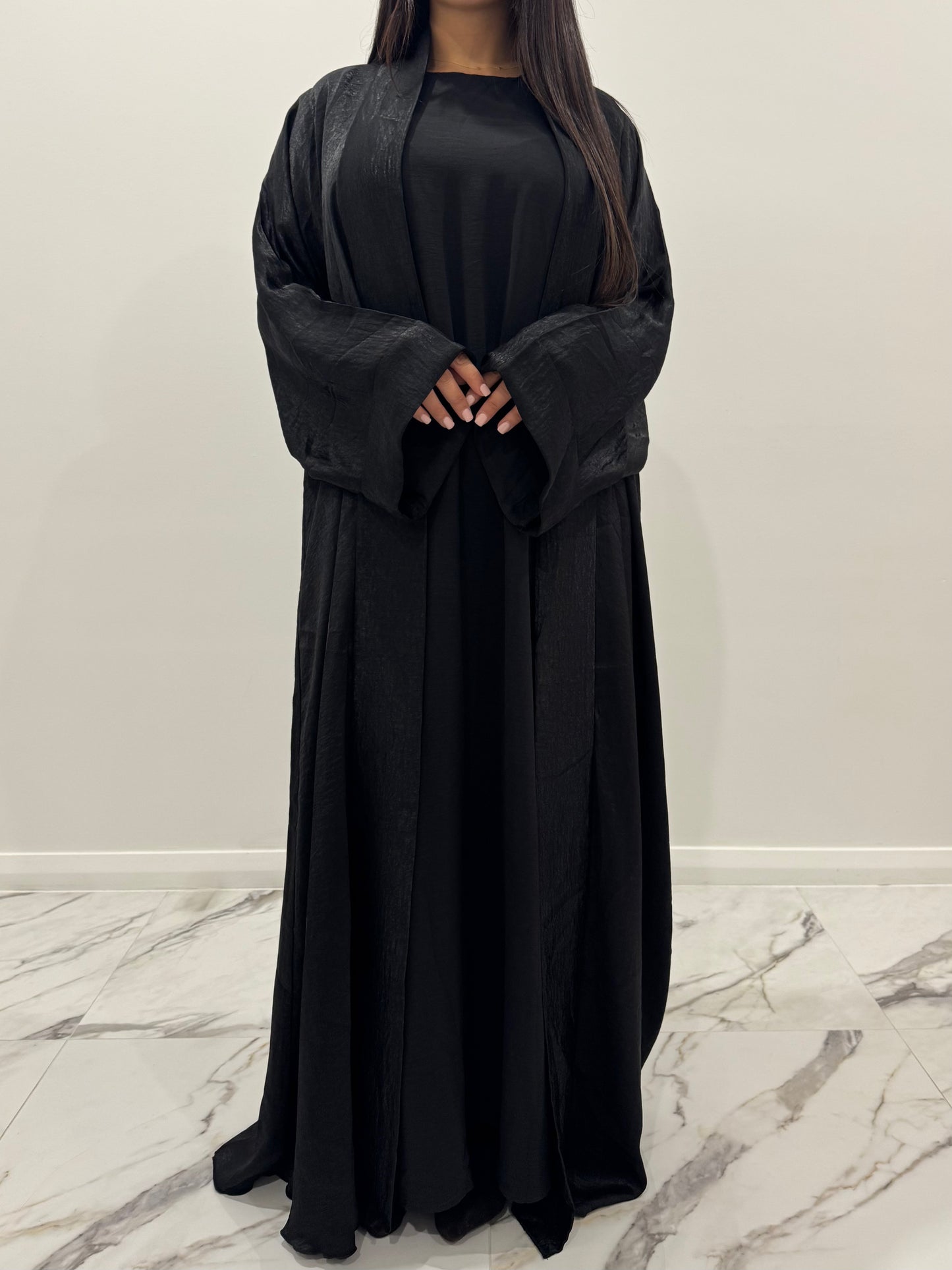 Black Velvet Abaya