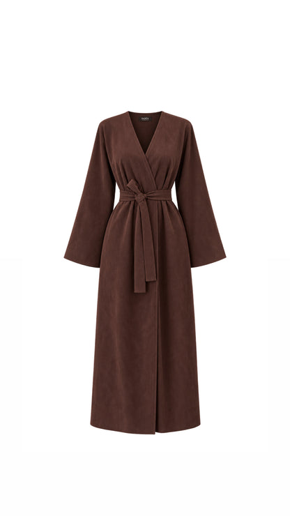 Zara Suede Abaya - AW26