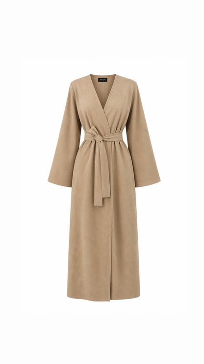 Zara Suede Abaya - AW26