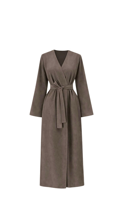 Zara Suede Abaya - AW26