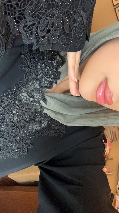 Noir Noůr Abaya - RN26 - March Pre-Order