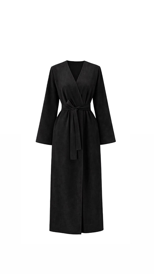Zara Suede Abaya - AW26