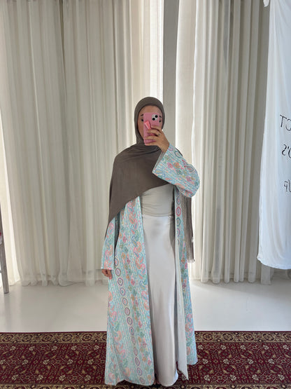 Ava Woven Abaya - RN26 - March Pre-Order