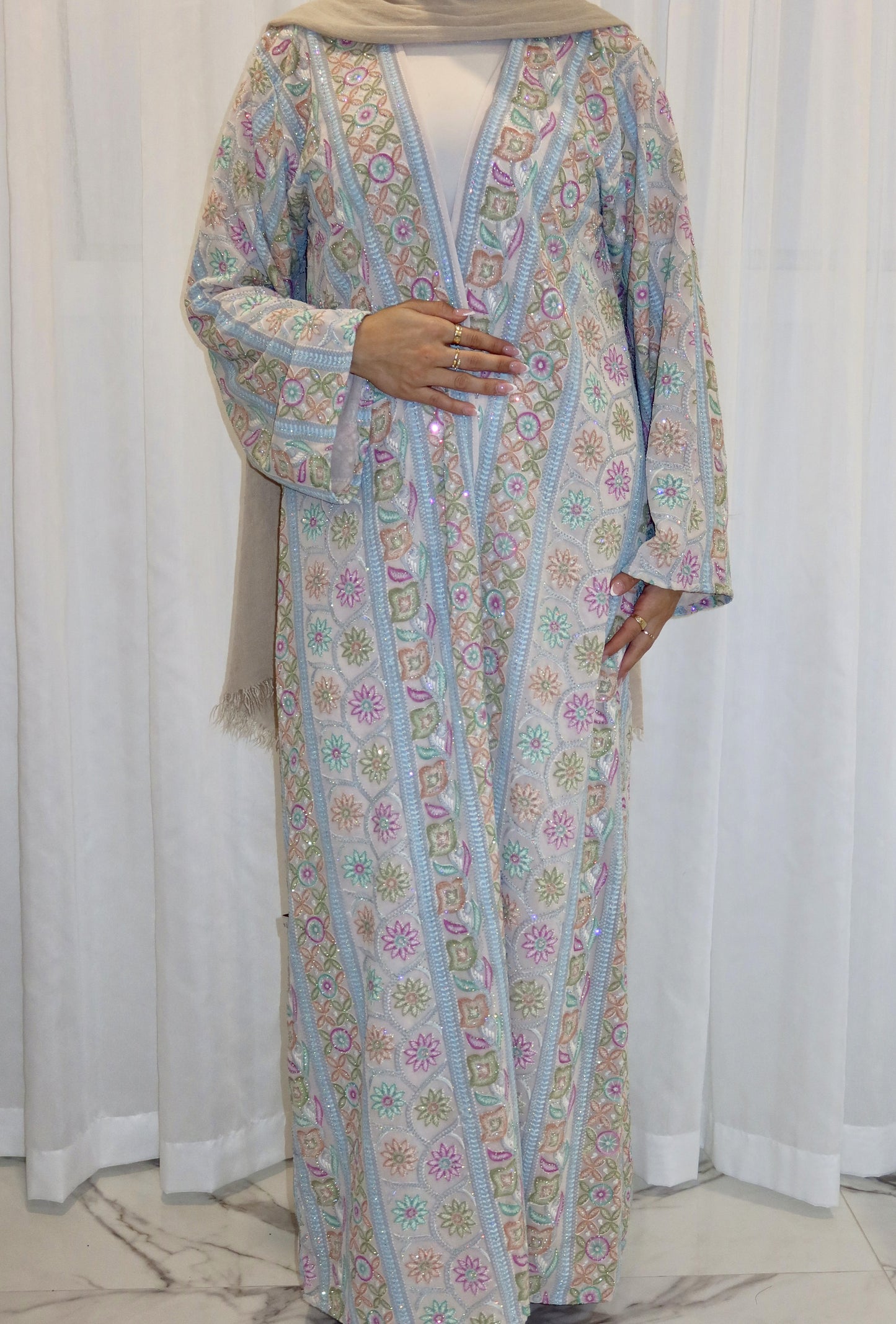 Ava Woven Abaya - AW26