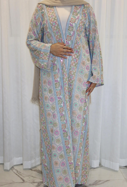 Ava Woven Abaya - AW26