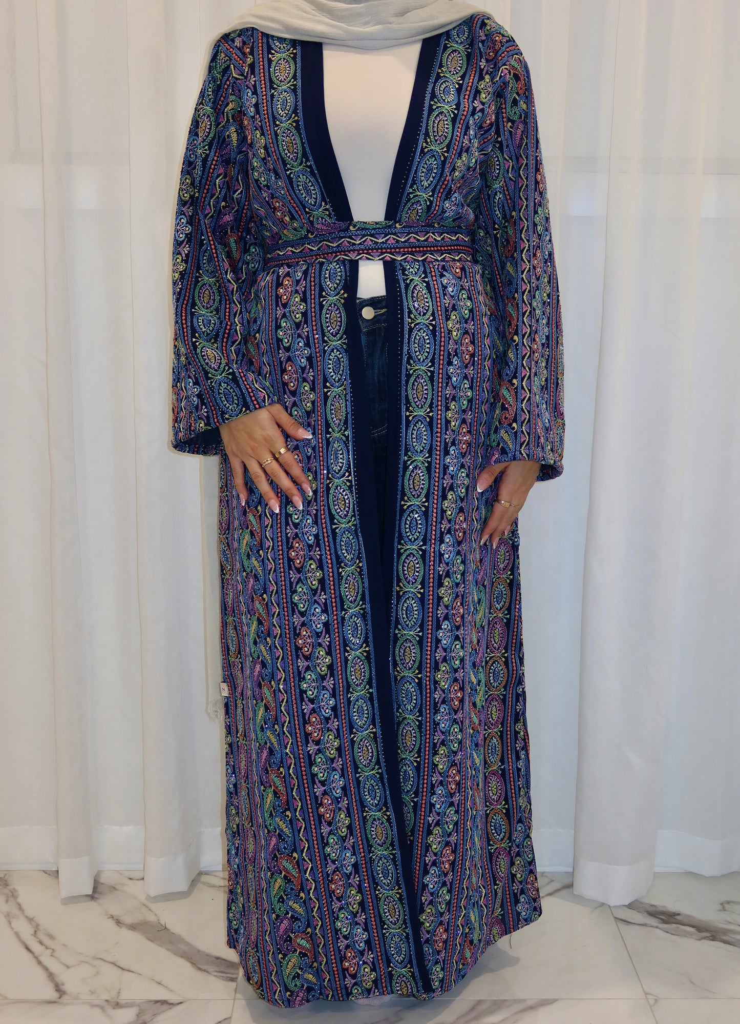 Ava Woven Abaya - AW26