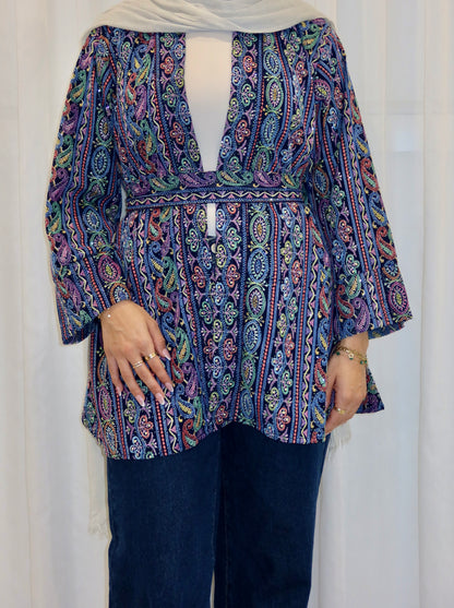 Ava Woven Wrap Top - AW26