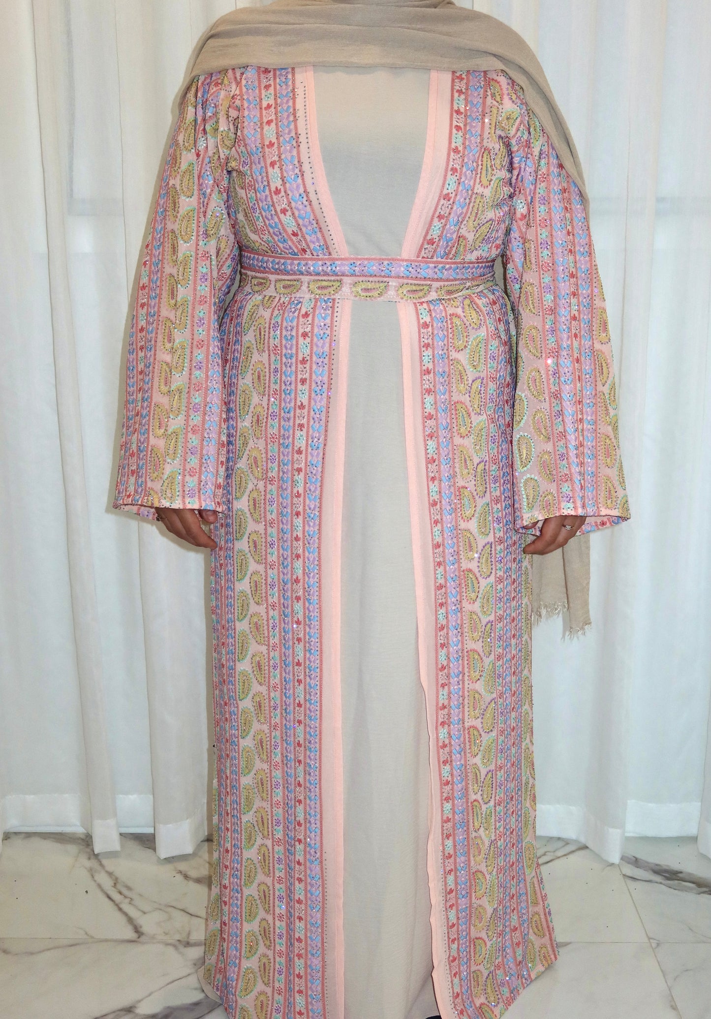 Ava Woven Abaya - AW26
