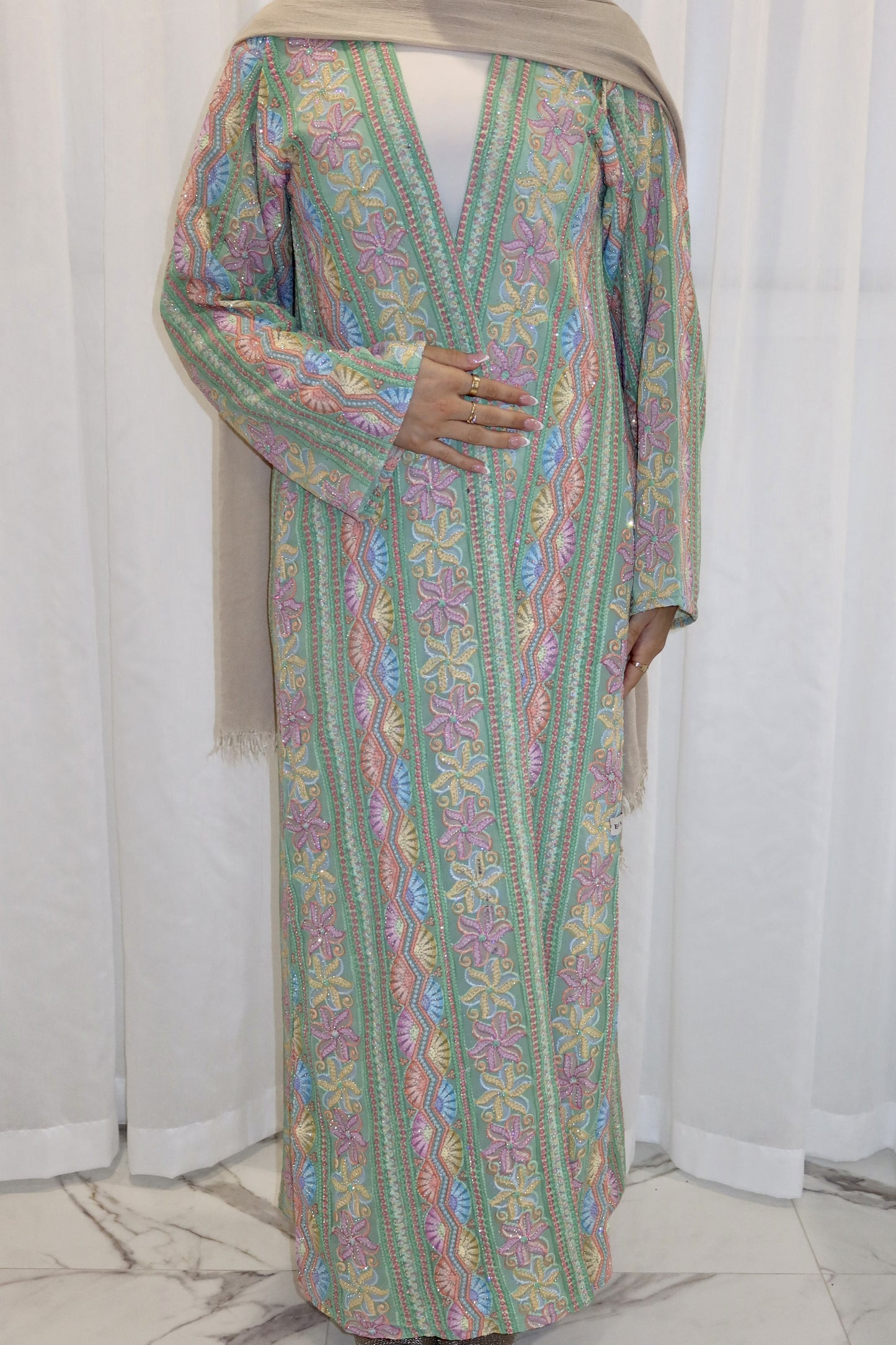 Ava Woven Abaya - AW26
