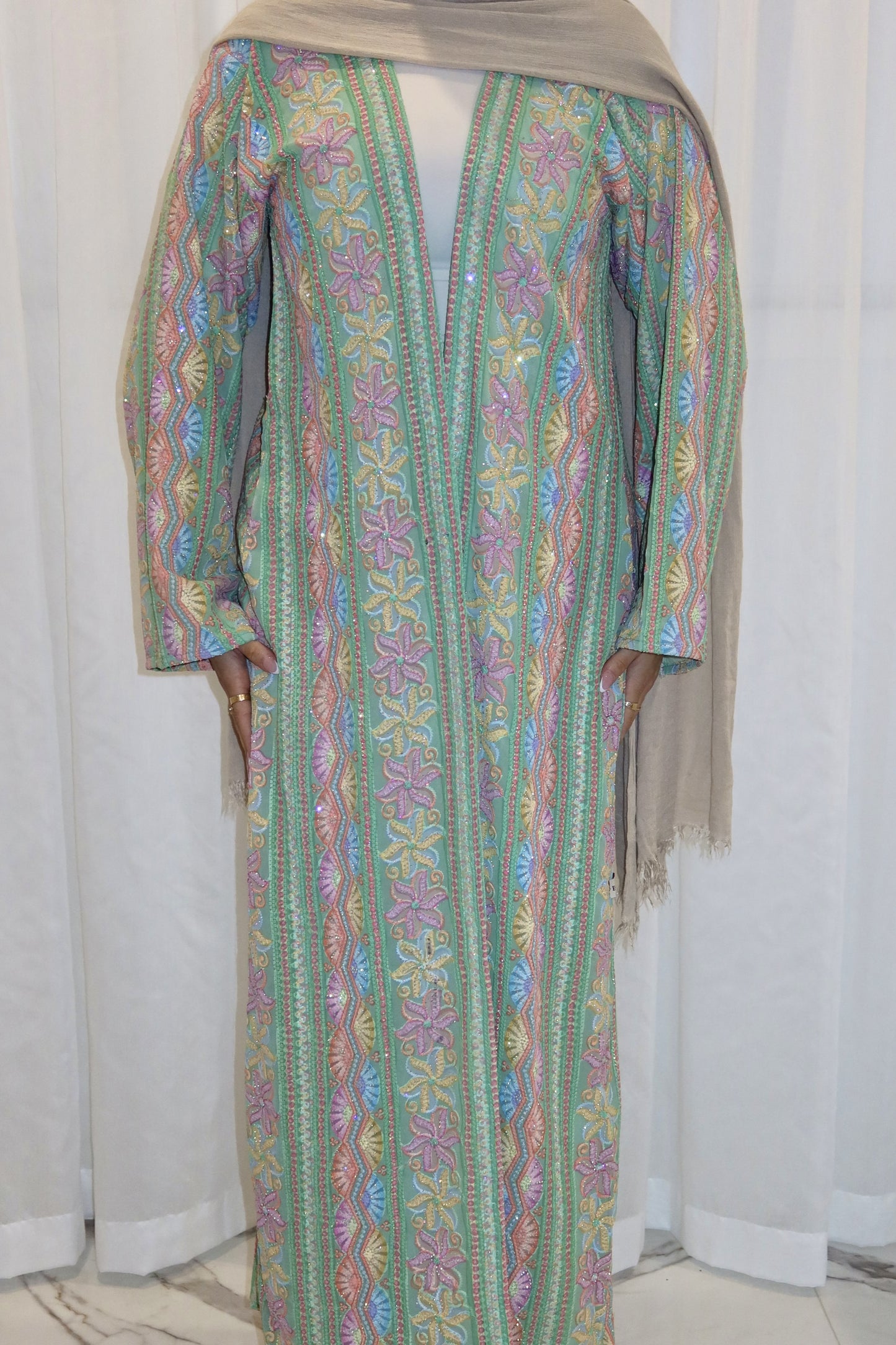 Ava Woven Abaya - AW26