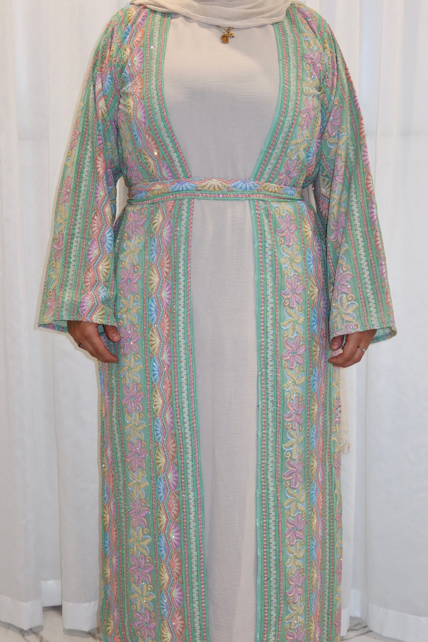 Ava Woven Abaya - AW26