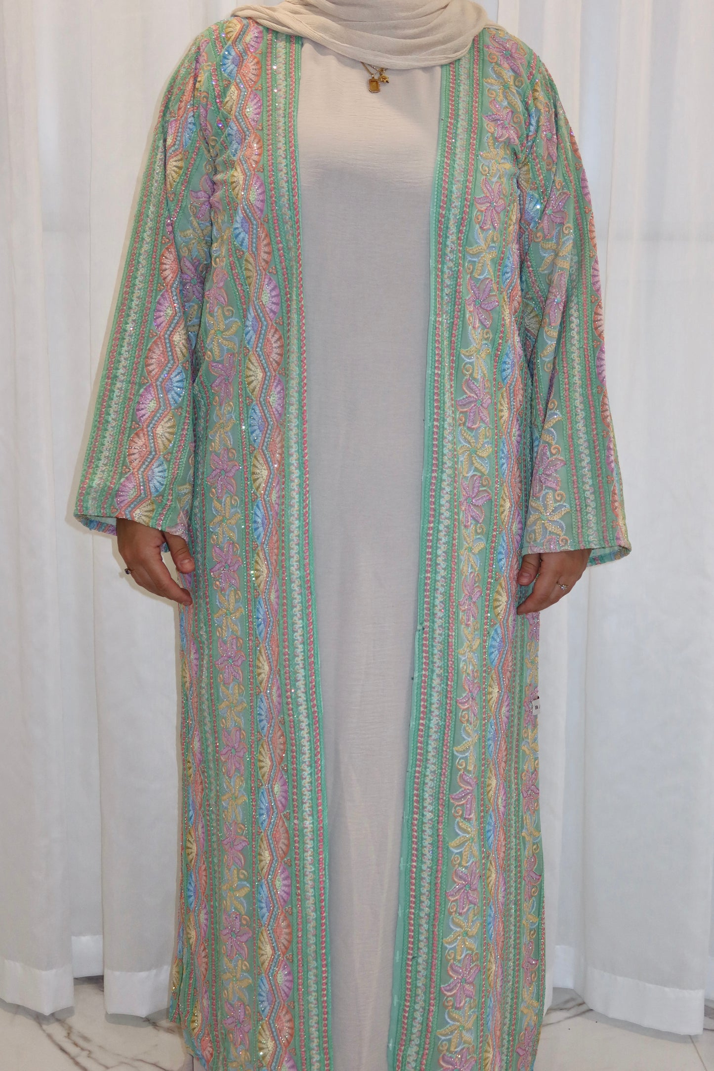 Ava Woven Abaya - AW26