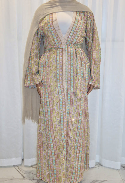 Ava Woven Abaya - AW26