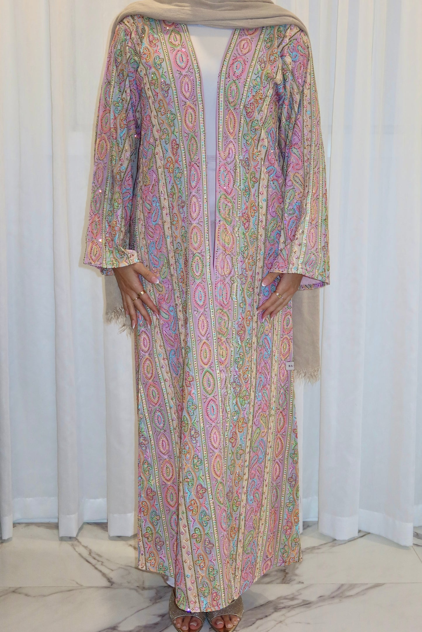 Ava Woven Abaya - AW26