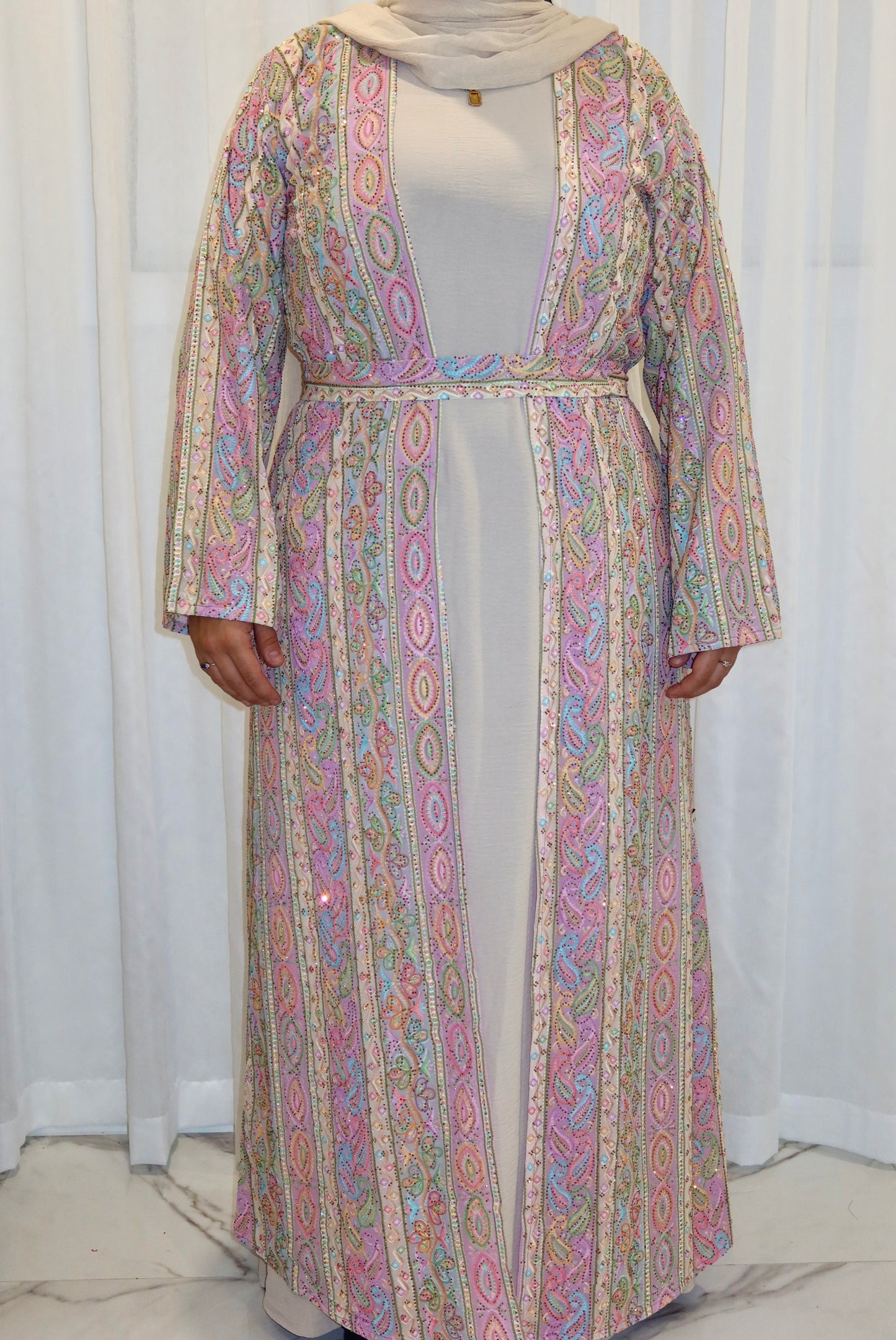 Ava Woven Abaya - AW26