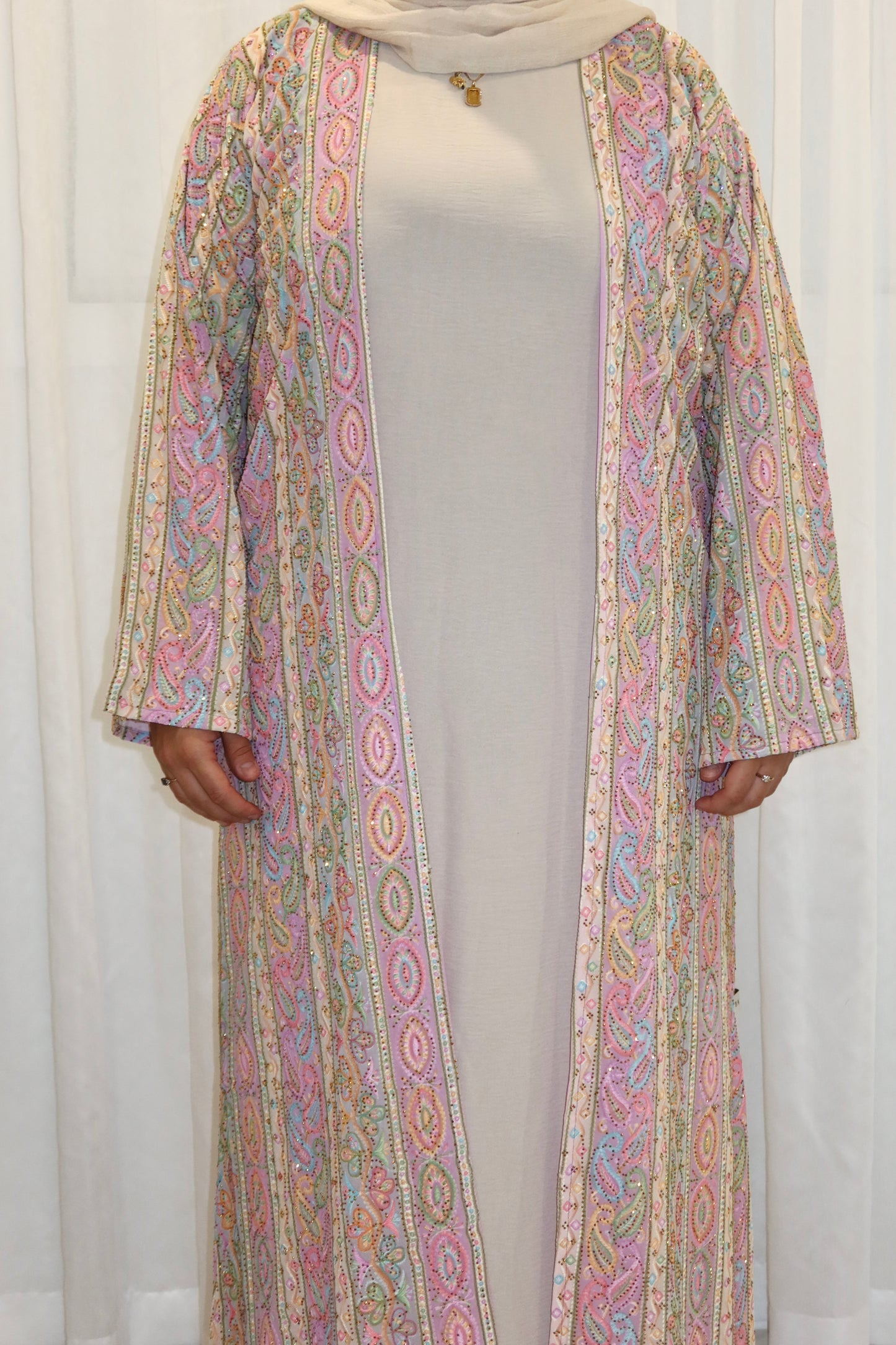 Ava Woven Abaya - AW26