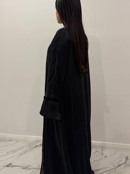 Black Velvet Sparkle Abaya