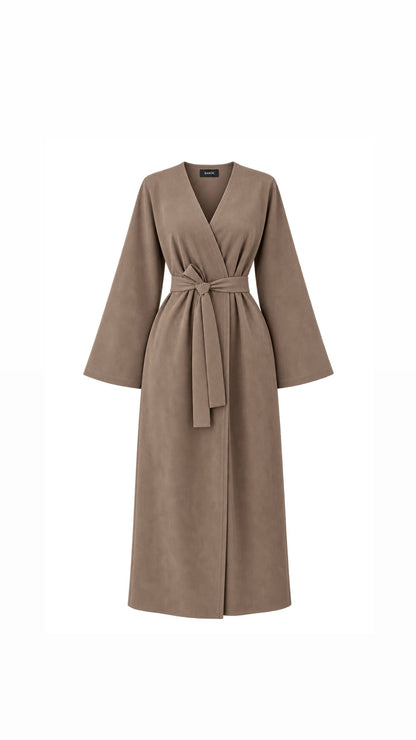 Zara Suede Abaya - AW26