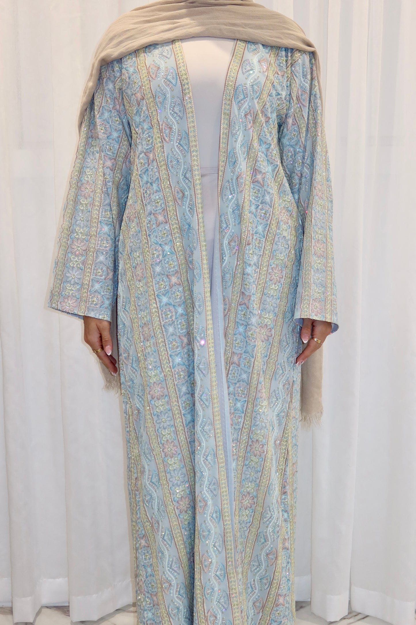 Ava Woven Abaya - AW26