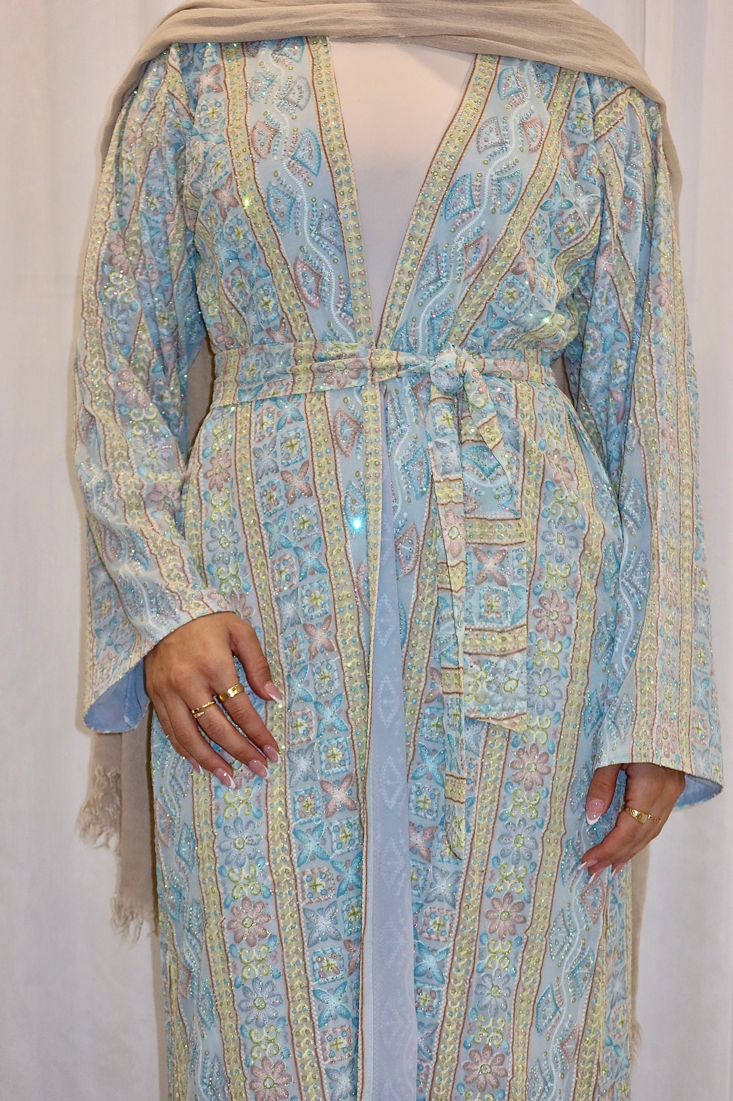 Ava Woven Abaya - AW26
