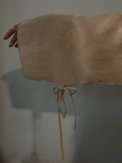 Dahābi Bowtie Abaya