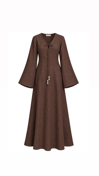 Lāra Linen Dress - Oct Pre-Order