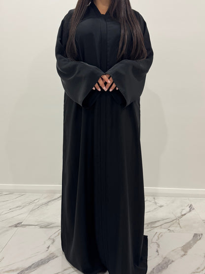 Solid Black Abaya