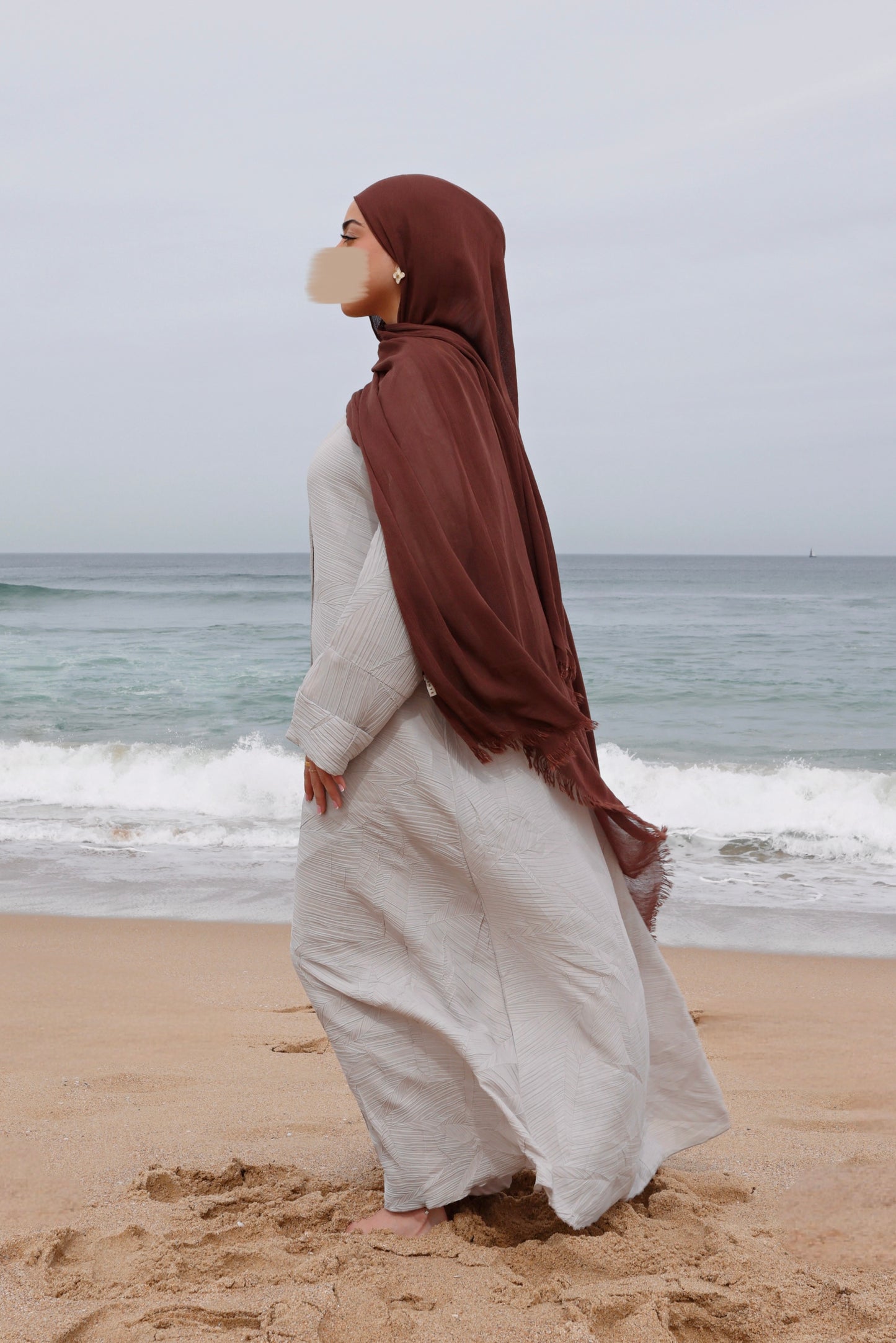 Greige Sahāra Abaya