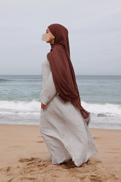 Greige Sahāra Abaya