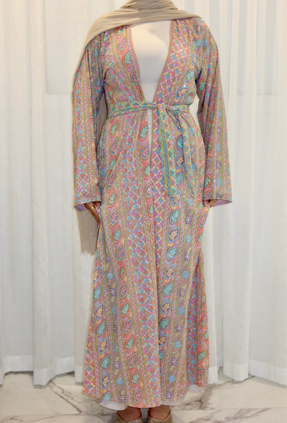 Ava Woven Abaya - AW26