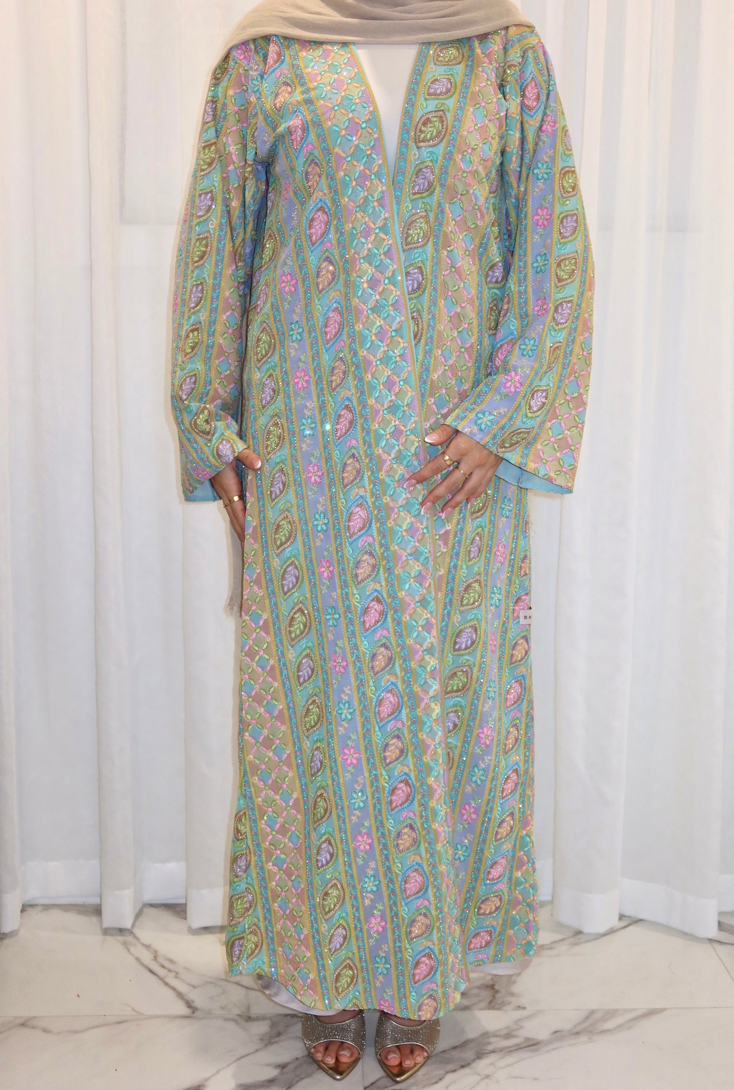 Ava Woven Abaya - AW26