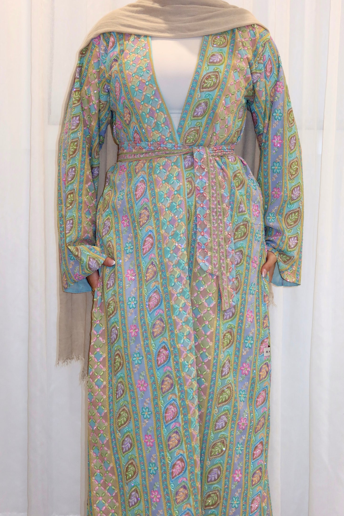 Ava Woven Abaya - AW26