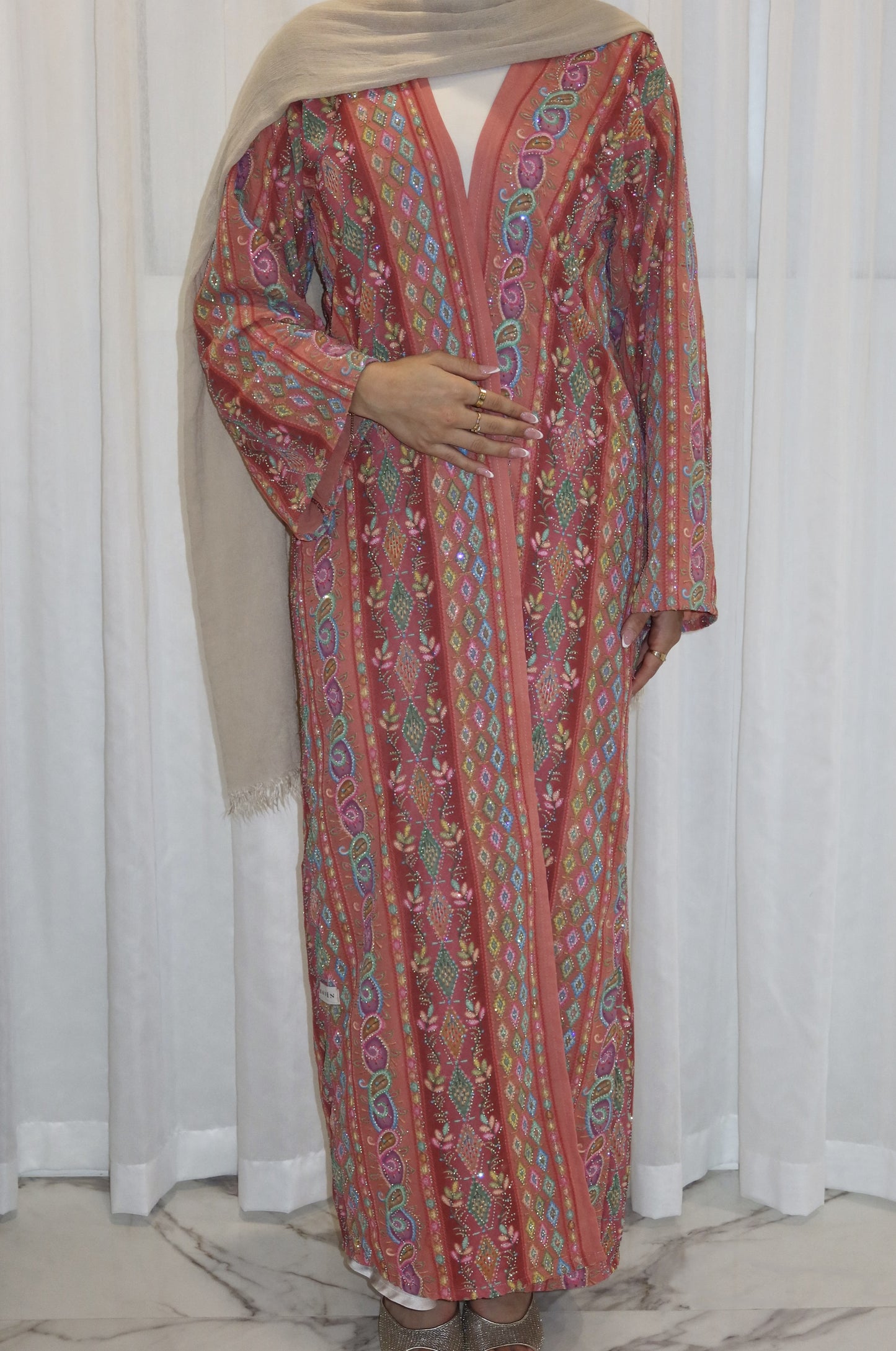 Ava Woven Abaya - AW26