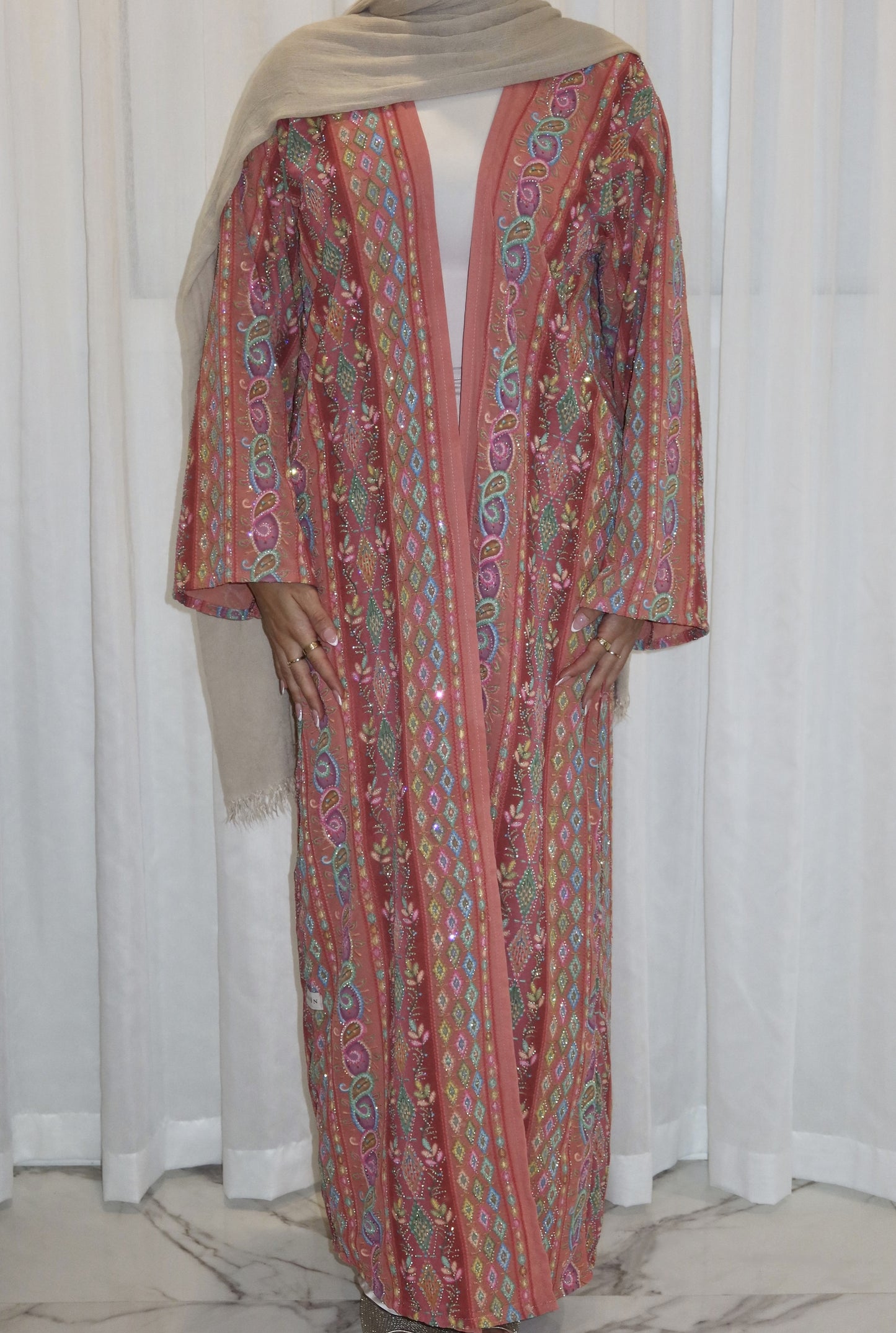 Ava Woven Abaya - AW26