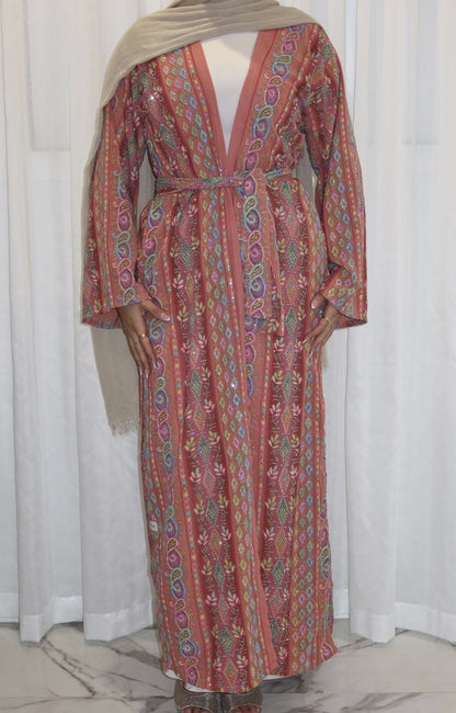 Ava Woven Abaya - AW26