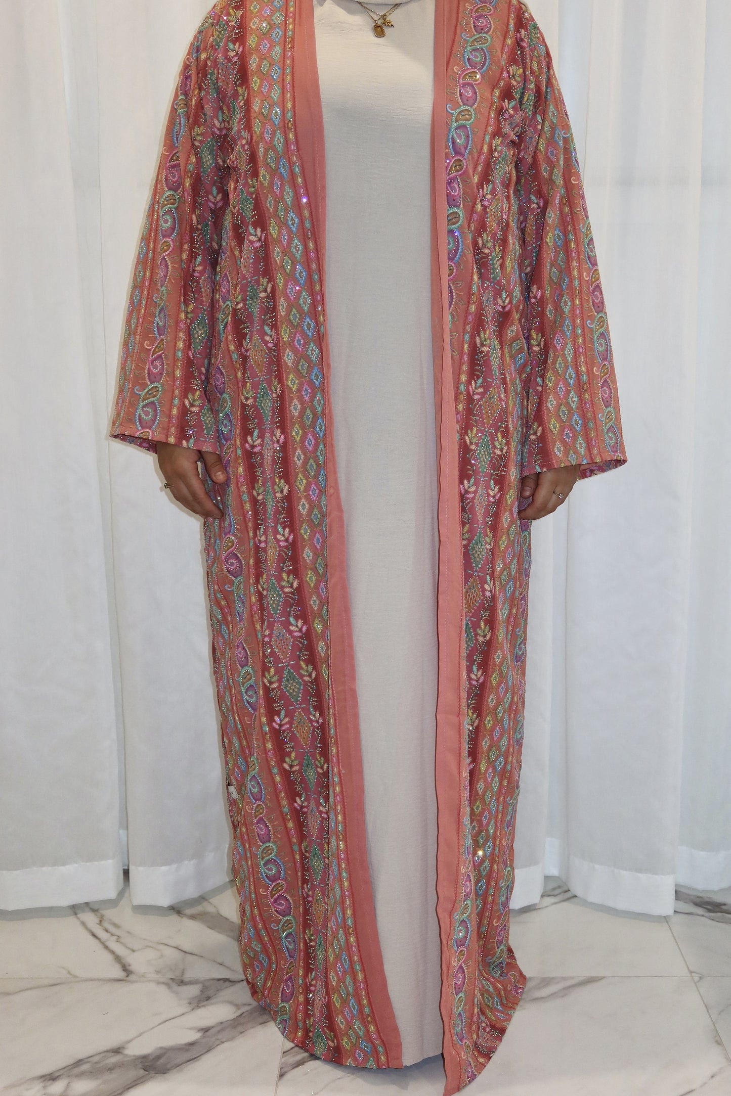 Ava Woven Abaya - AW26