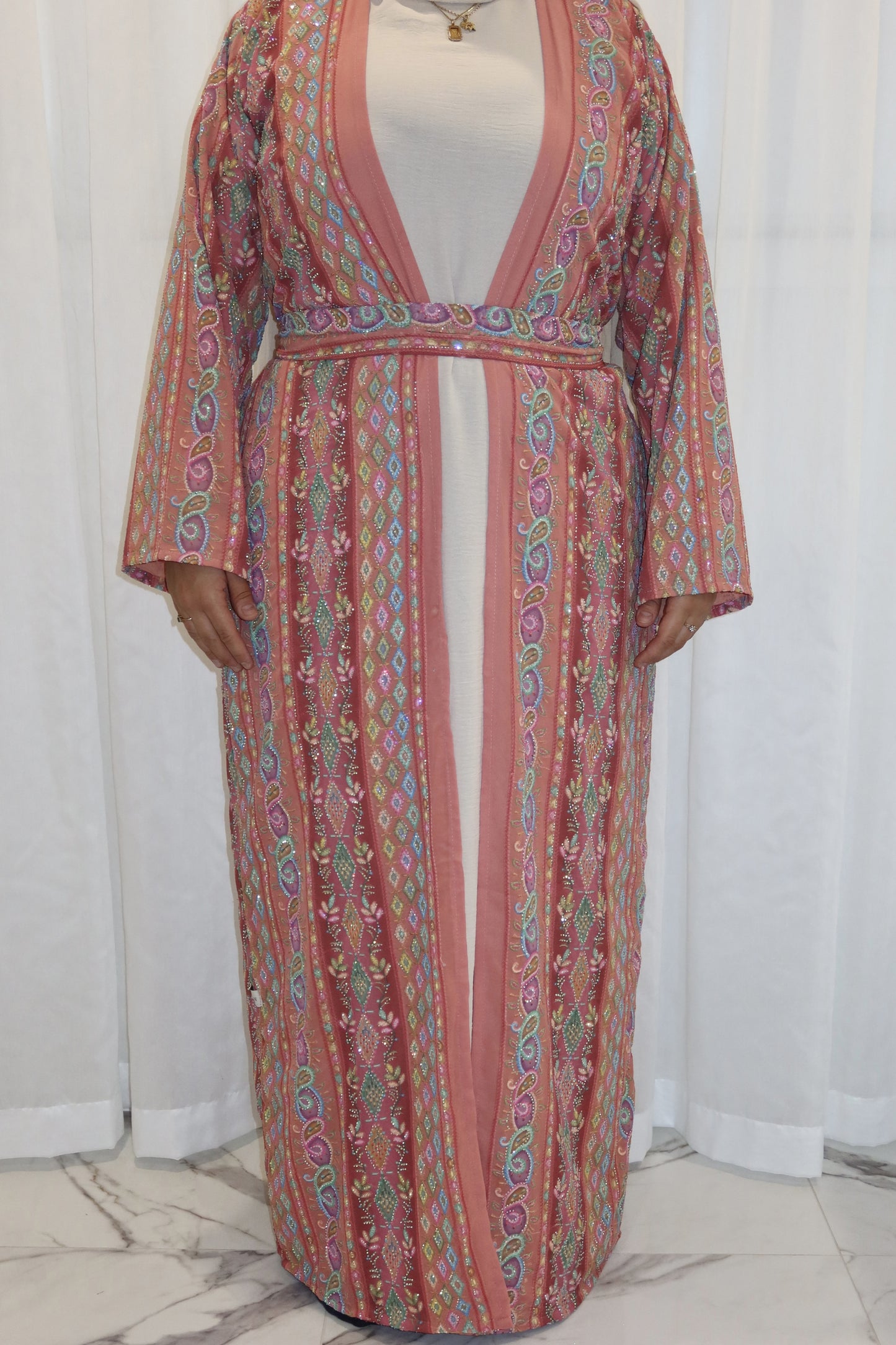 Ava Woven Abaya - AW26