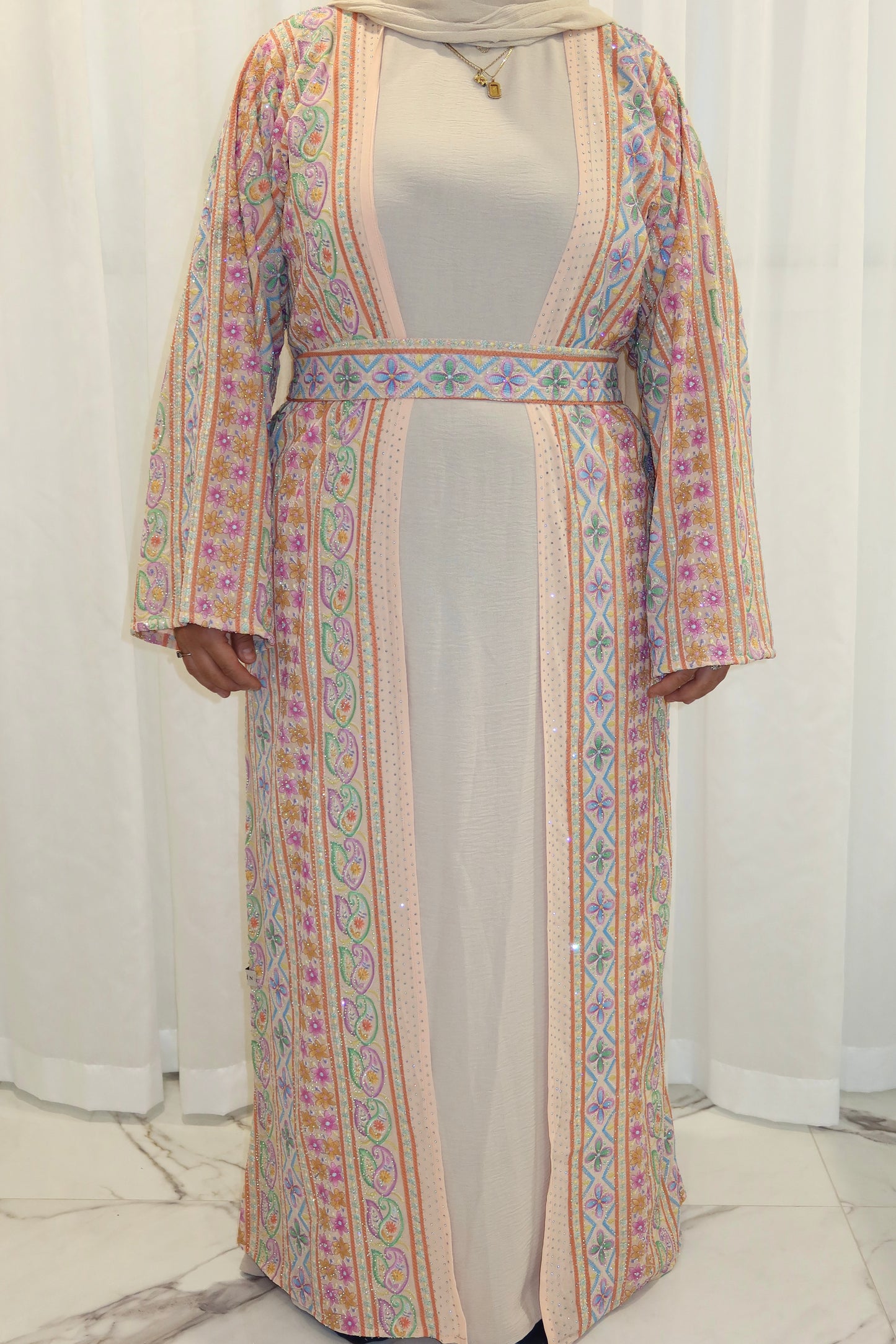 Ava Woven Abaya - AW26