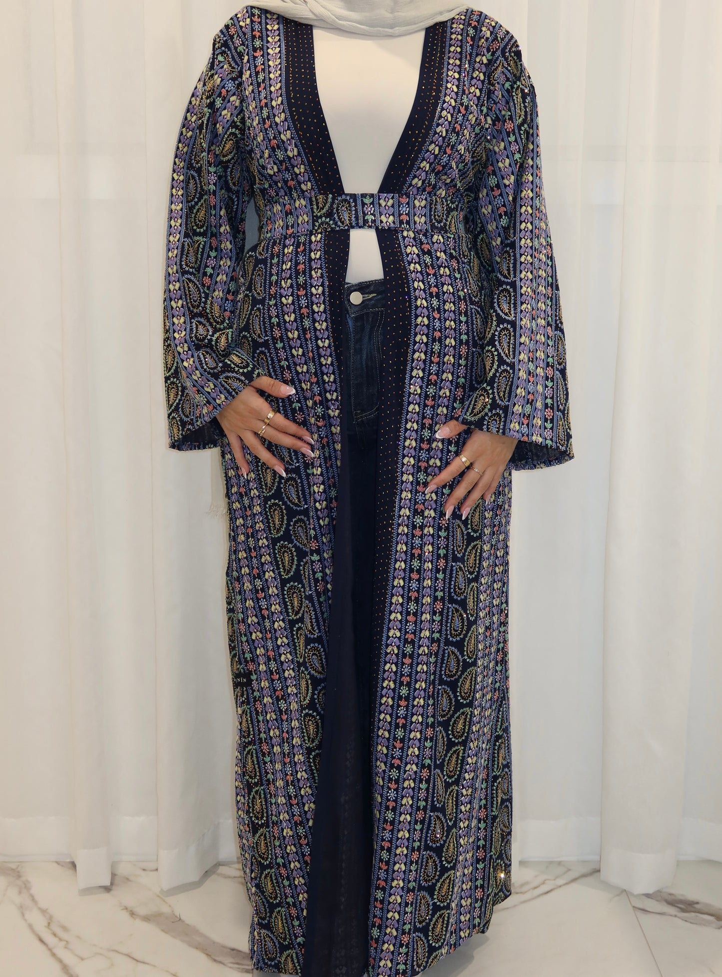 Ava Woven Abaya - AW26