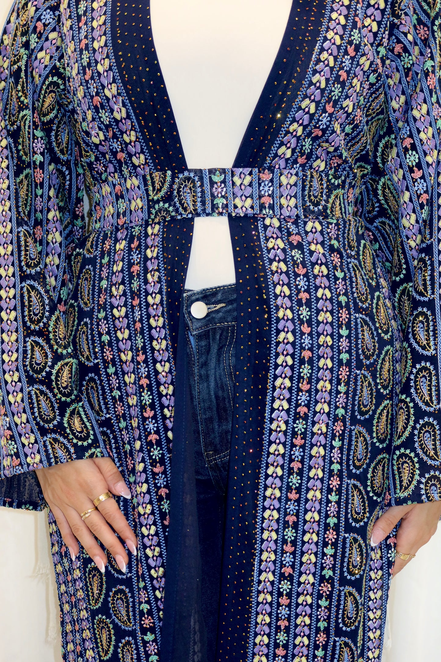 Ava Woven Abaya - AW26