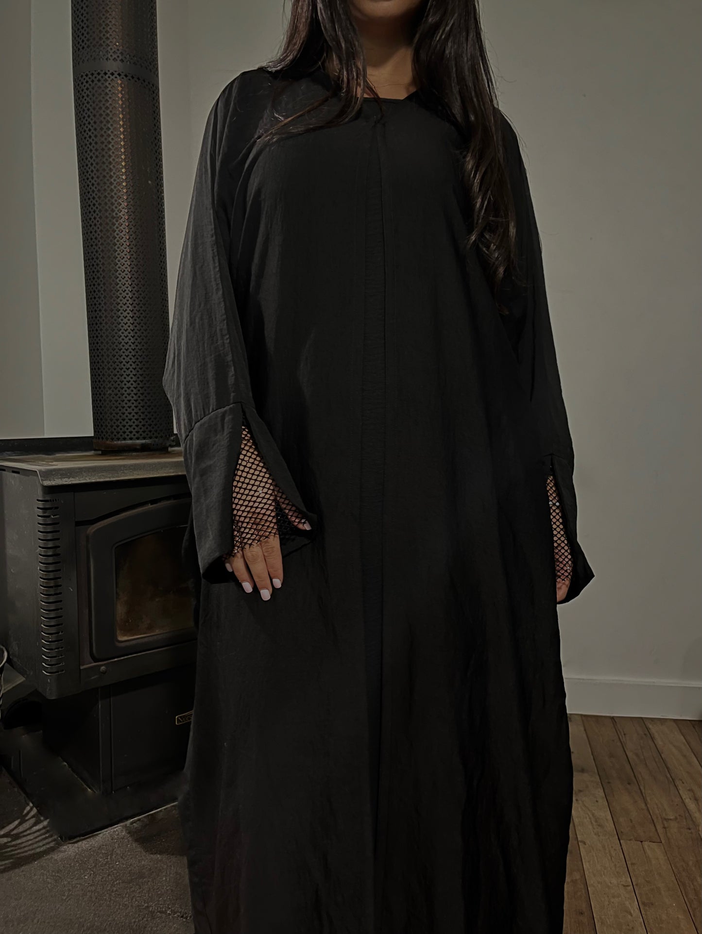 Rawān Mesh Abaya (May Pre-Order)