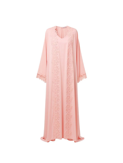 Noůr Lace Abaya Set - Clearance