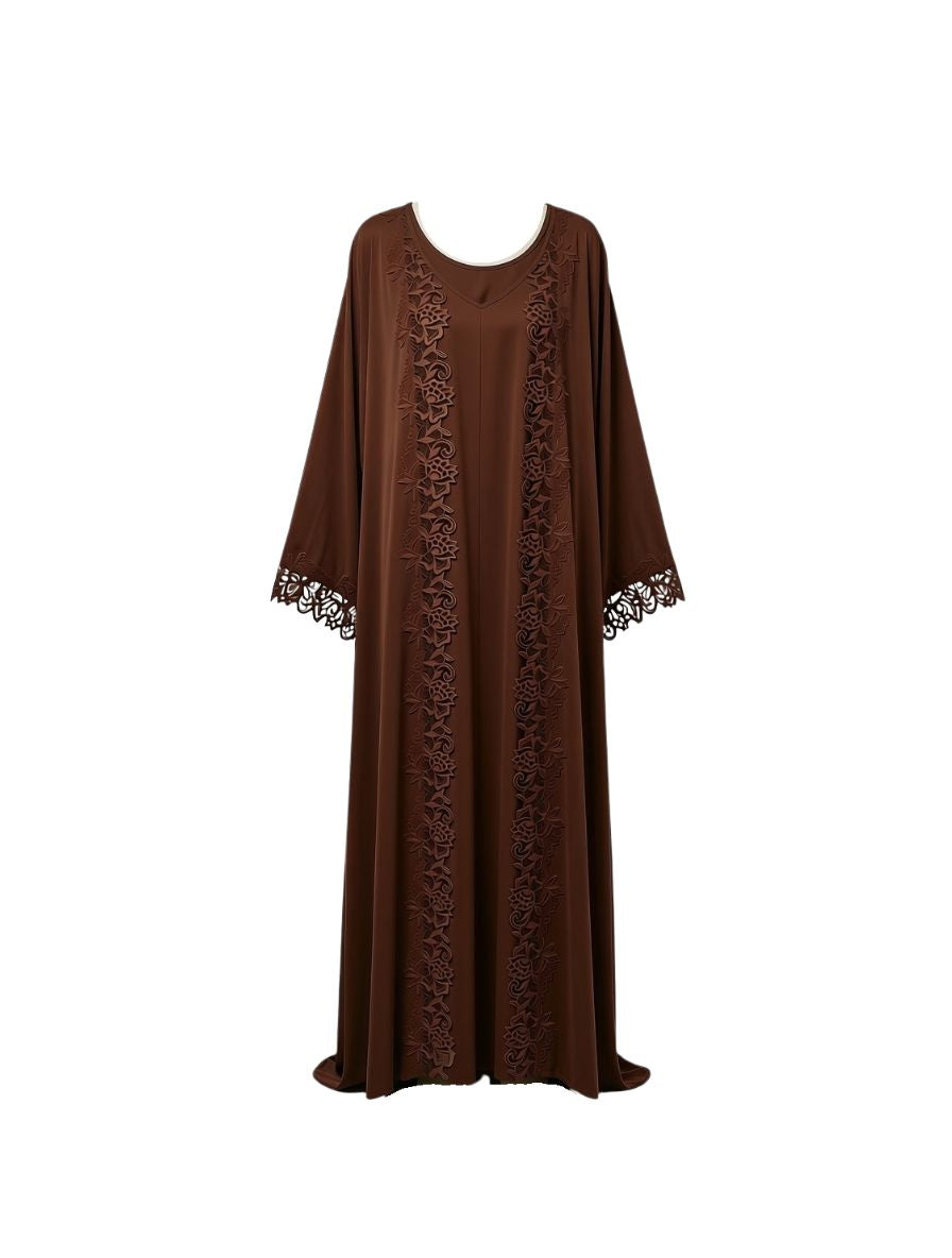 Noůr Lace Abaya Set - Clearance